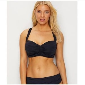 Bleu Rod Beattie Kore Shirred Bandeau Bikini Top